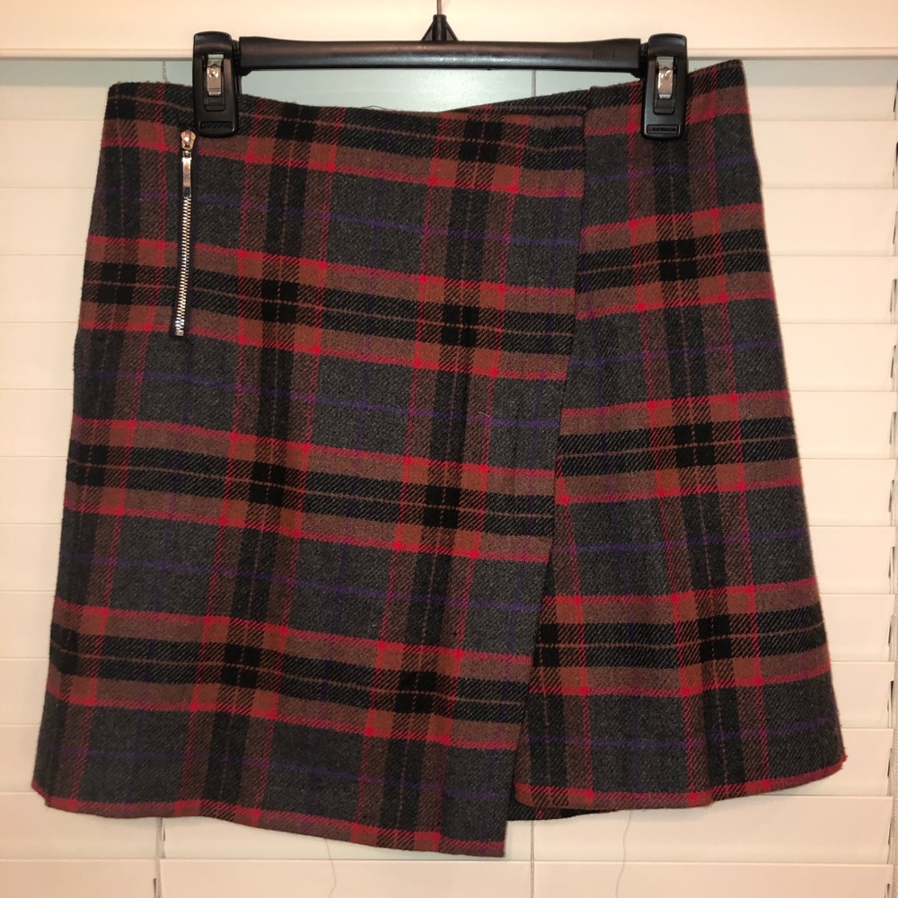 Carolina Belle Wool Mini Skirt